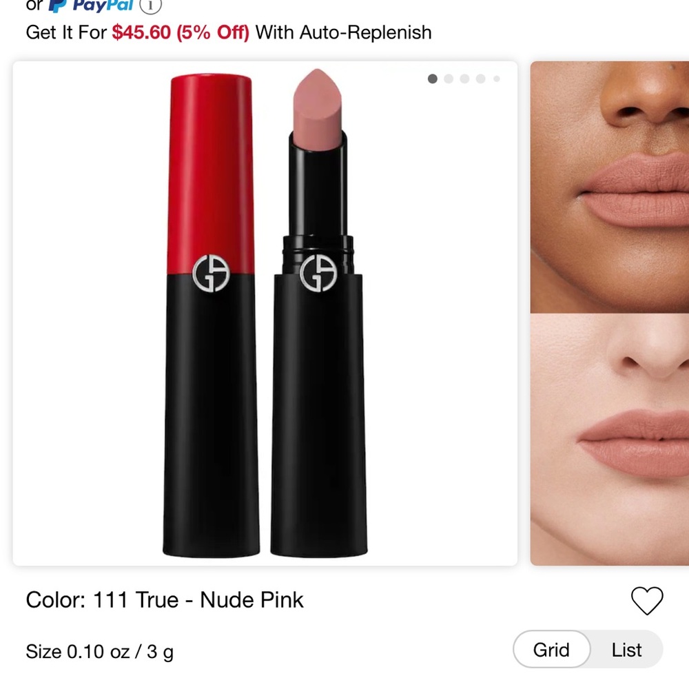 Armani Beauty- Lip Power Long Lasting Lipstick in true - 111